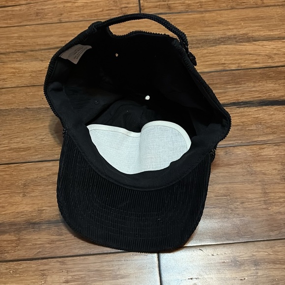 Vintage Oh Sh*t! Strapback Hat Black Corduroy Robe 80’s 90’s - Picture 7 of 8